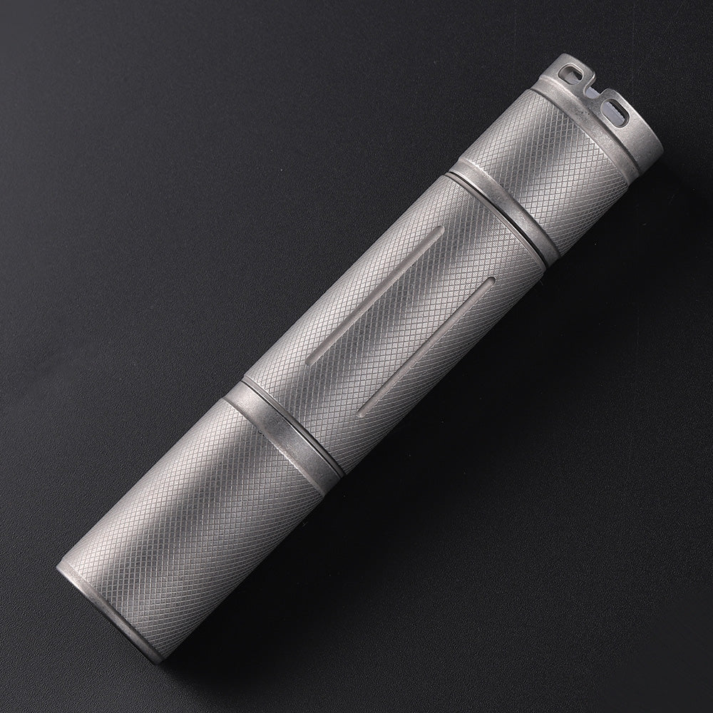 Convoy S6 Glossy Stainless Steel  SFT40 519a SFT25R 18650 Flashlight