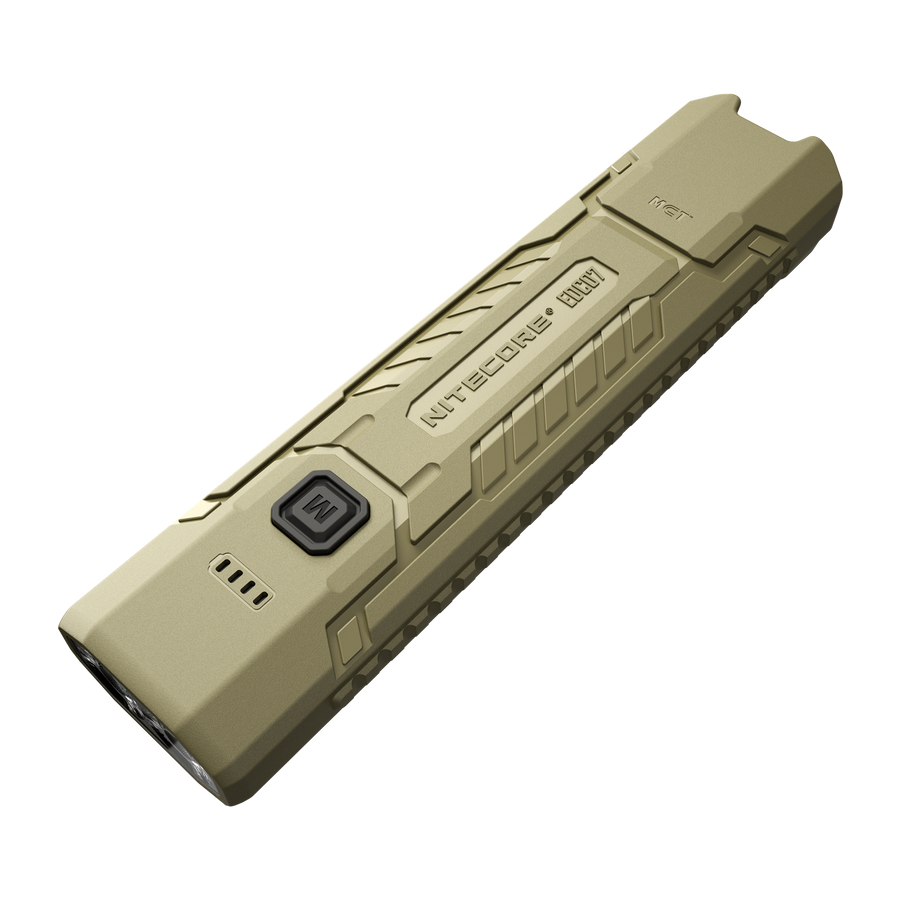 NITRCORE EDC07 1500lm High-CRI Flashlight with 3 Color Temperatures