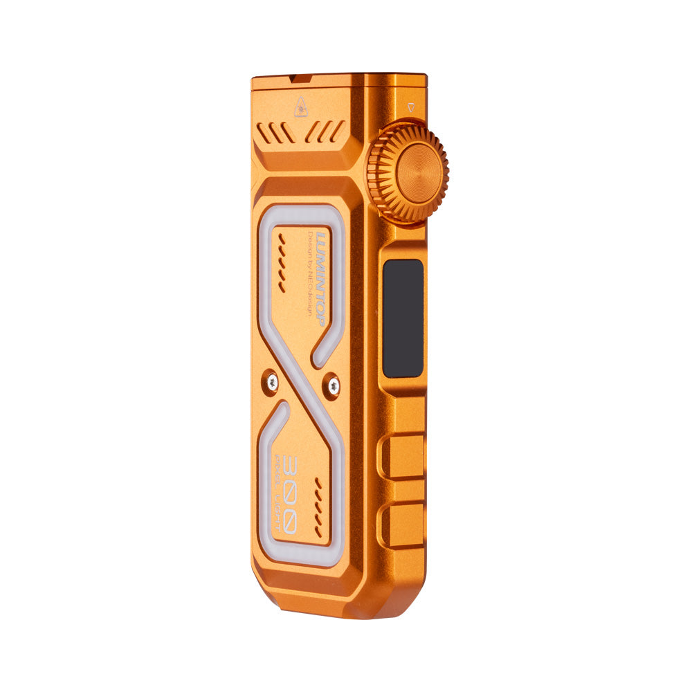 LUMINTOP Pixel Multi-Function 1300lm Laser Pointer UV RGB Light With Fidget Dial Flashlight