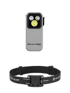 OLIGHT Oclip X1 Titaninum 600lm EDC Flashlight with Floodlight Spotlight and Red Blue Green UV Light OLIGHT