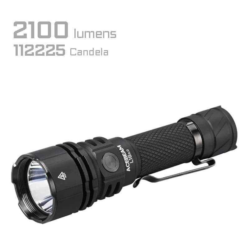Acebeam L16 2.0 SFT40 2100lm 670m 21700 Tactical LED Flashlight