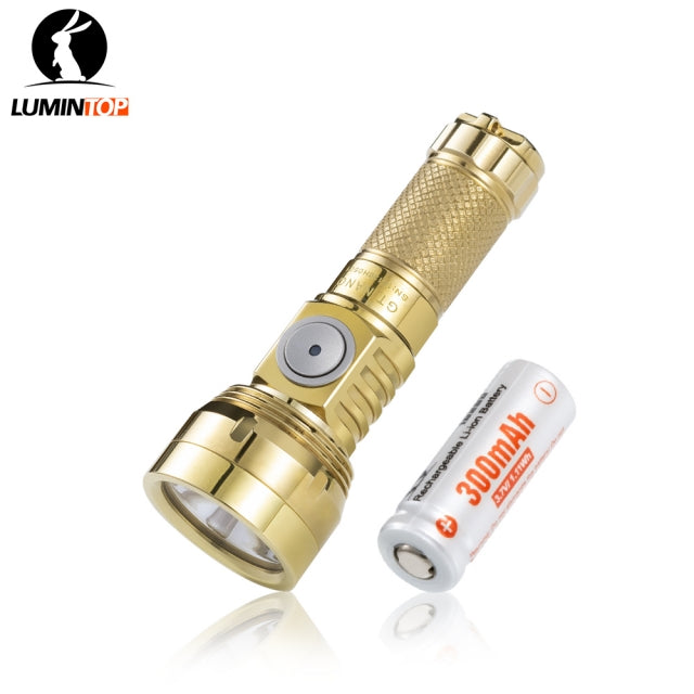 LUMINTOP GT Nano 3.0 700lm 400m 10280 Thrower USB-C EDC Keychain Flashlight