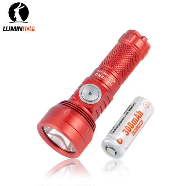 LUMINTOP GT Nano 3.0 700lm 400m 10280 Thrower USB-C EDC Keychain Flashlight