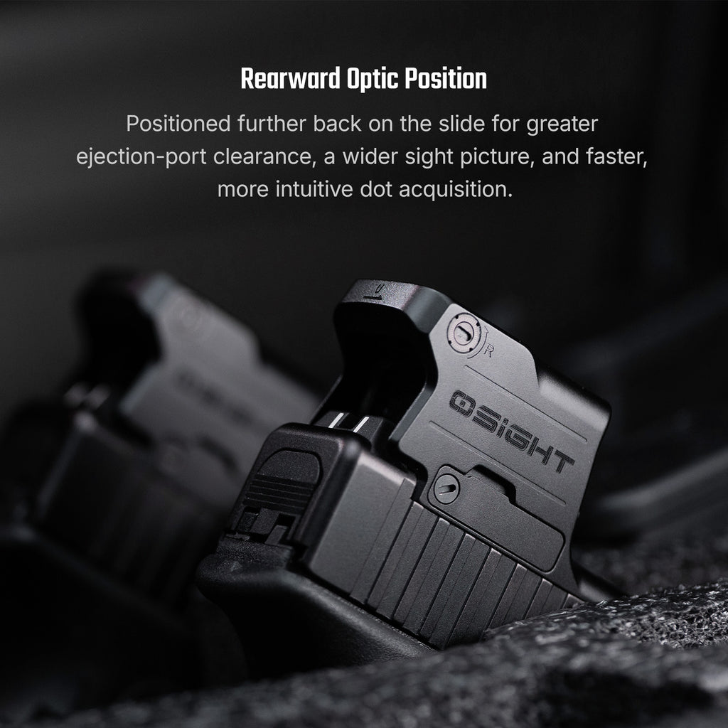 OLIGHT Osight SE MOS Direct-Mount Enclosed Emitter Red Dot Sight with Multi-Reticle System OLIGHT