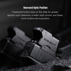 OLIGHT Osight SE MOS Direct-Mount Enclosed Emitter Red Dot Sight with Multi-Reticle System OLIGHT