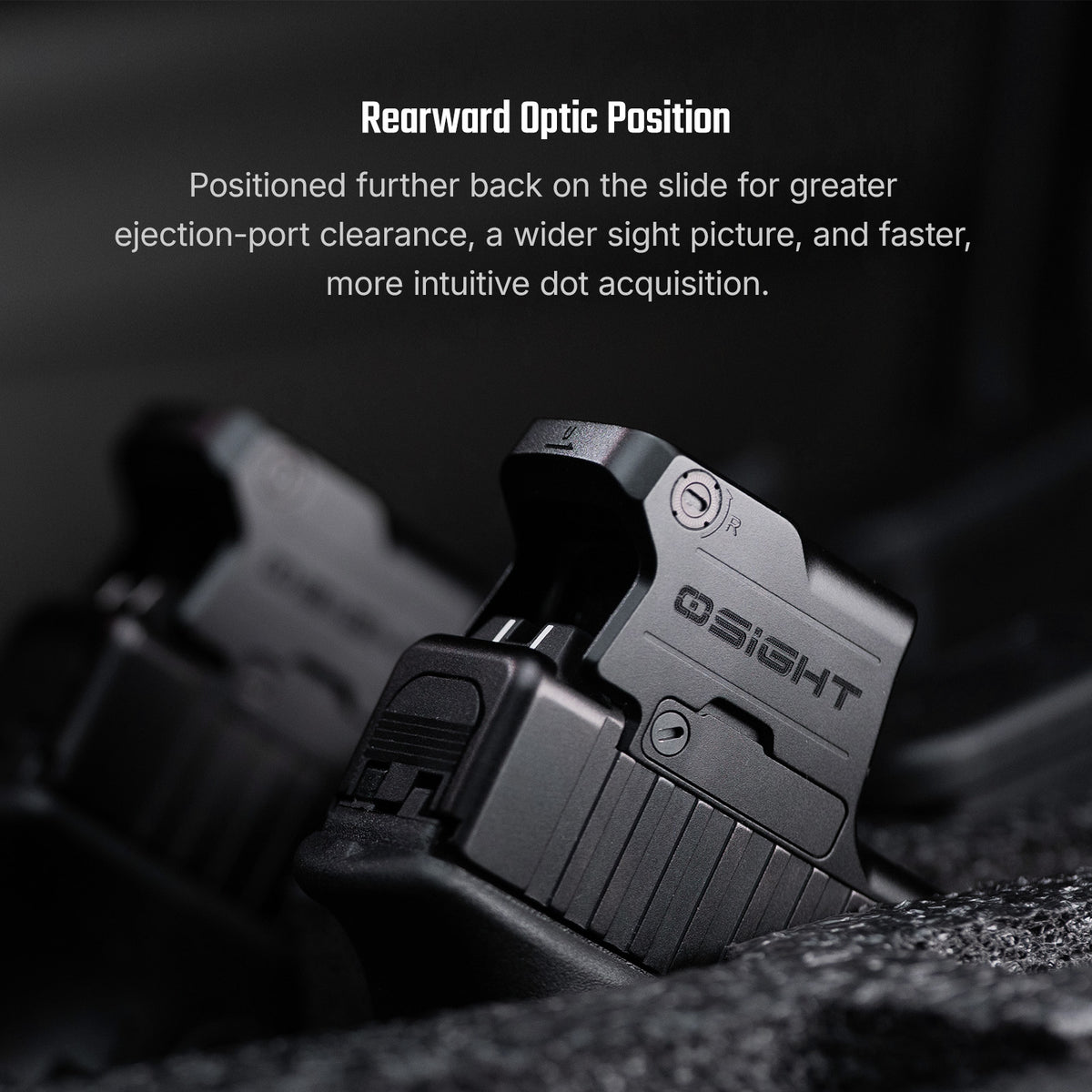 OLIGHT Osight SE MOS Direct-Mount Enclosed Emitter Red Dot Sight with Multi-Reticle System OLIGHT
