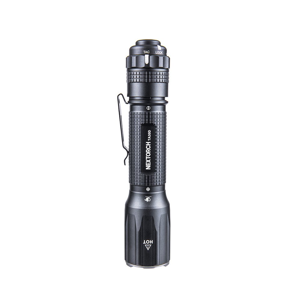 NEXTORCH TA30D 2200lm Tactical One-Step-Strobe Flashlight with FR-1 Ring
