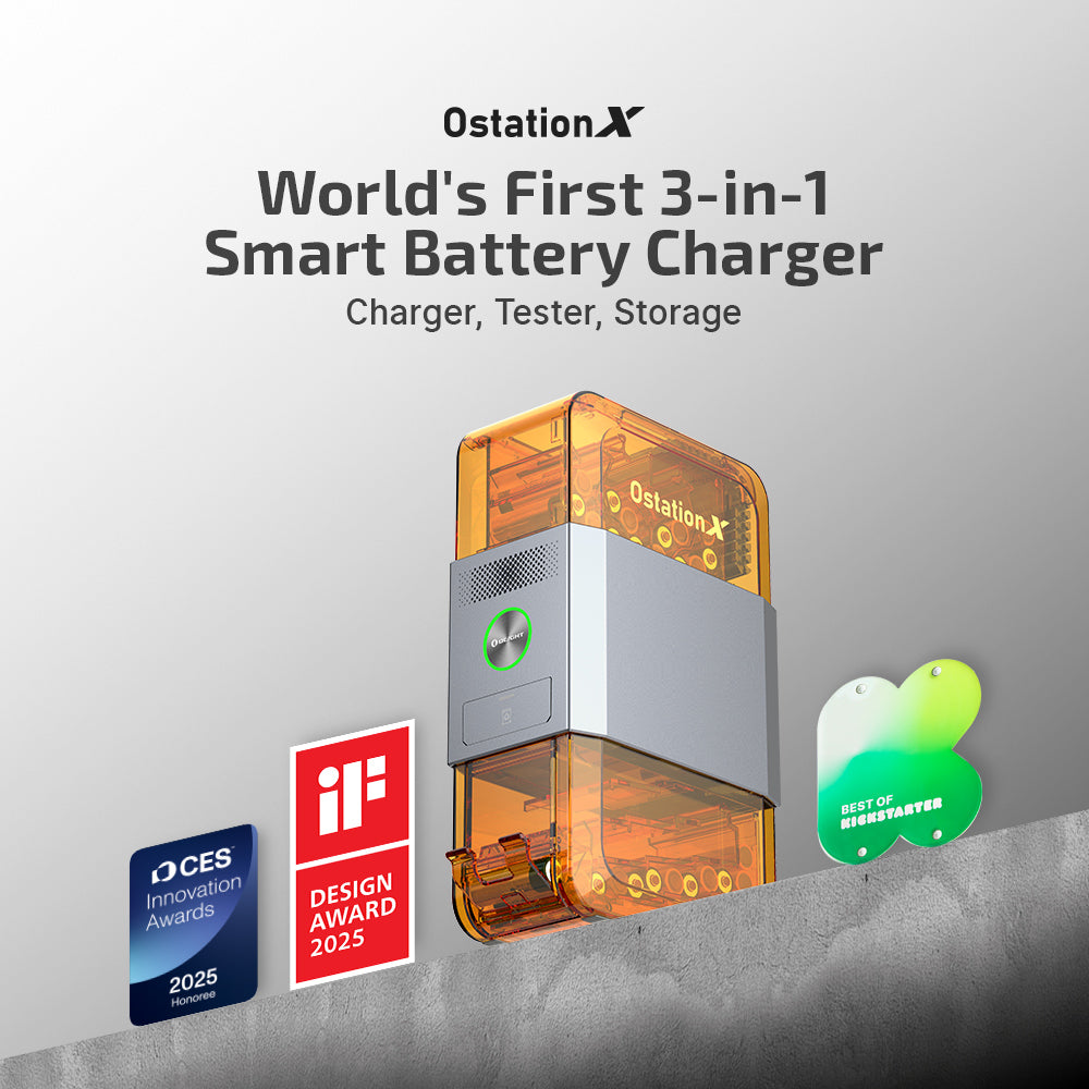 OLIGHT Ostation X 3-in-1 Automatic Rechargeable AA Battery Charger