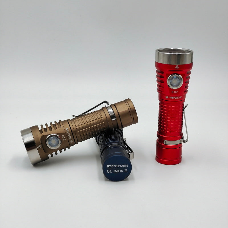 Fireflies E07 2021 Version 7x SST20/Nichia/XPL HI 6900LM 21700 Flashlight With Anduril UI