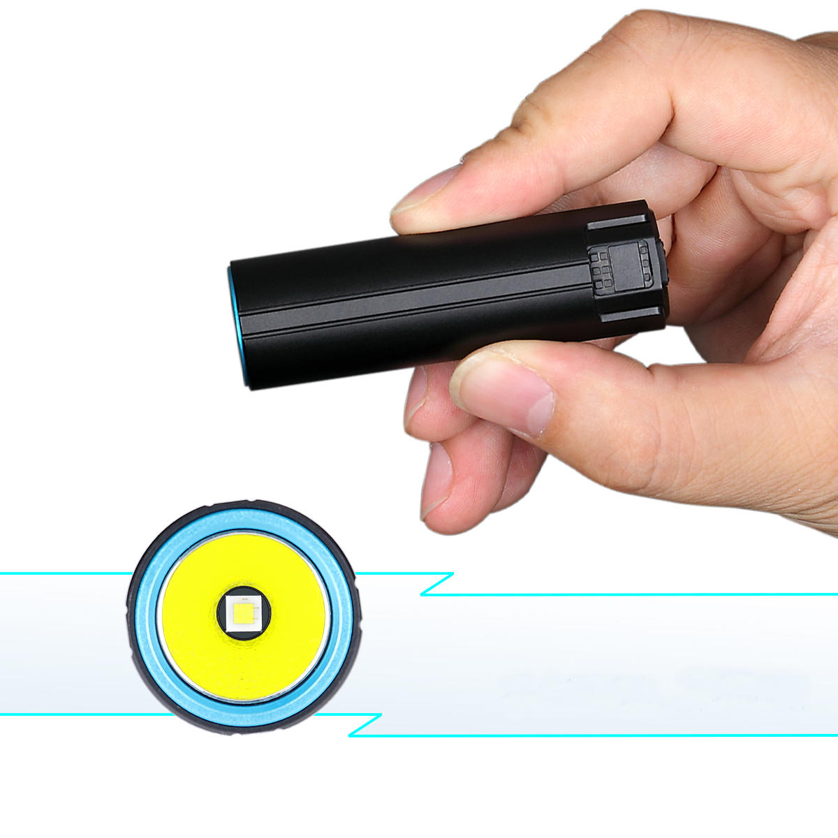 IMALENT LD10 XPL HI 1200lm 247m Keychain EDC Flashlight