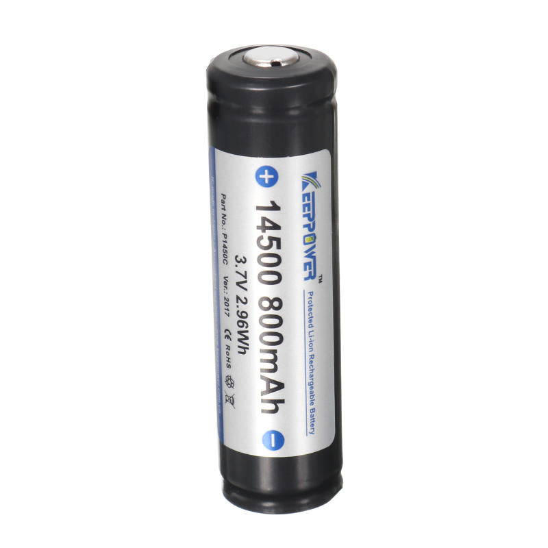 KeepPower 14500 800mAh Protected Rechargeable Battery Main image