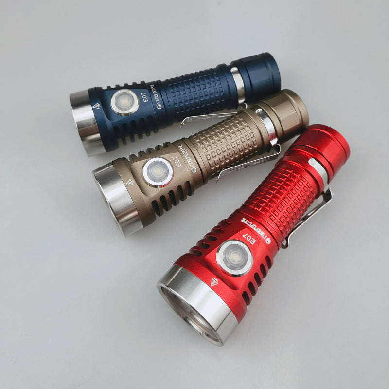 Fireflies E07 2021 Version 7x SST20/Nichia/XPL HI 6900LM 21700 Flashlight With Anduril UI