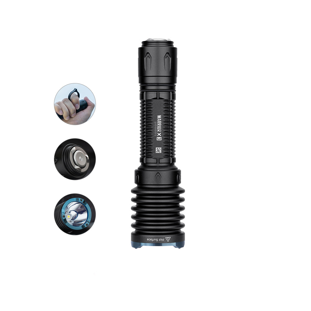OLIGHT Warrior X3 2500lm 560m 21700 Powerful Tactical Flashlight