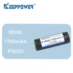 1 pcs Original KeepPower 18500 1700mAh protected 3.7V li-ion battery P1850J