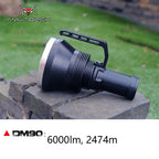 Amutorch DM90 SBT90.2 6000lm 2474m Thrower LED Flashlight