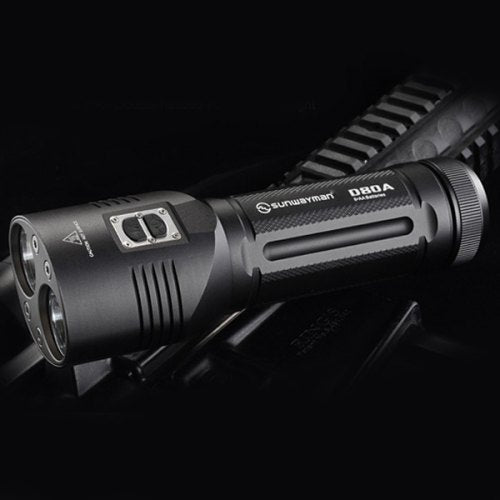 Sunwayman D80A 2 x CREE XML2 U2 2000Lm 4 Modes Waterproof Torch (8 x AA Battery)