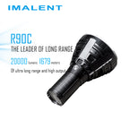 IMALENT R90C 9* CREE XHP35 HI LED Flashlight 20000 Lumens 1679 Meters  Flashlight