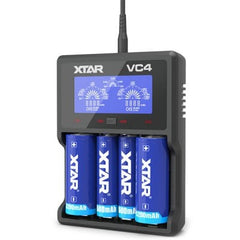 Xtar VC4 18650 4-slot Lithium-ion Ni-MH Battery Charger