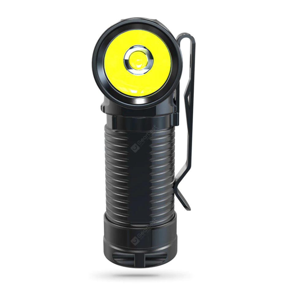 Rofis R1 16340 900lm Adjustable-head Flashlight Headlamp