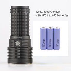 Convoy 3X21A SFT40 SST40 6800lm 21700 Flood Thrower Flashlight