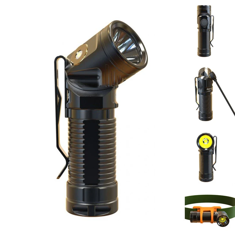 Rofis R1 16340 900lm Adjustable-head Flashlight Headlamp