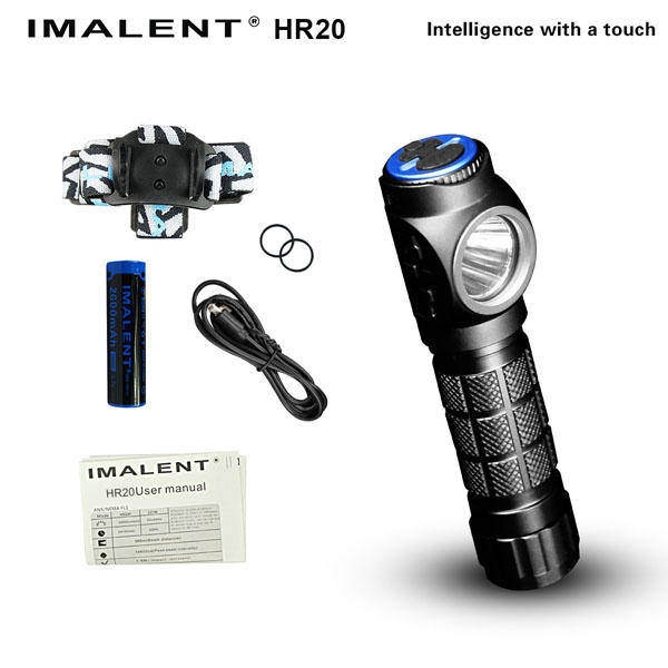 IMALENT HR20 XPL HI 1000LM 18650 EDC LED Headlamp Flashlight