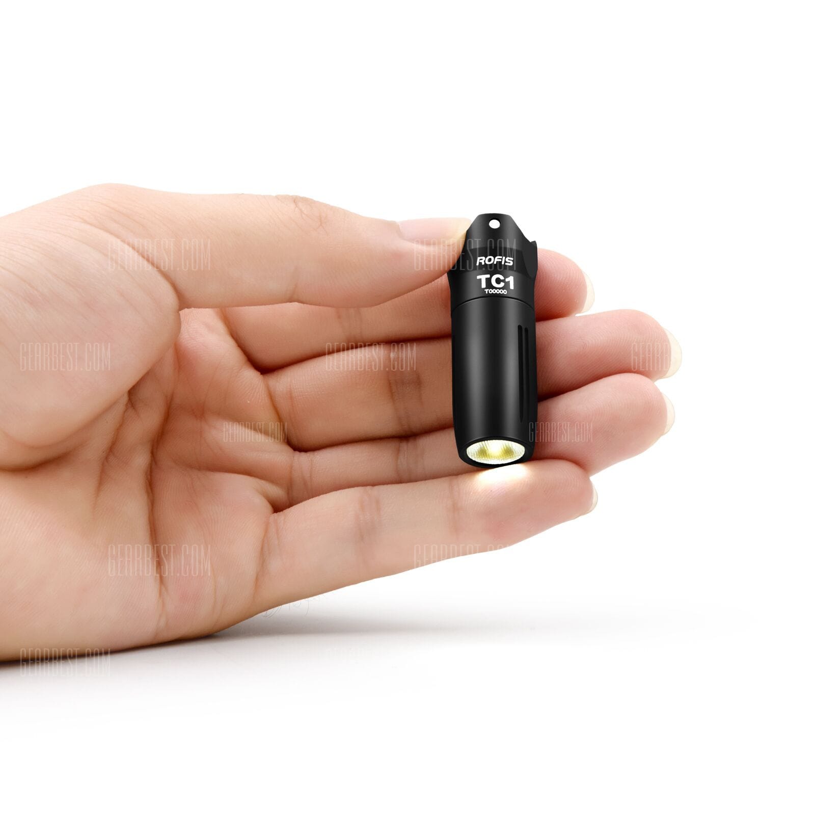 ROFIS TC1 120LM 10180 Mini LED Flashlight with Touching Gear Shift Function Secondary image