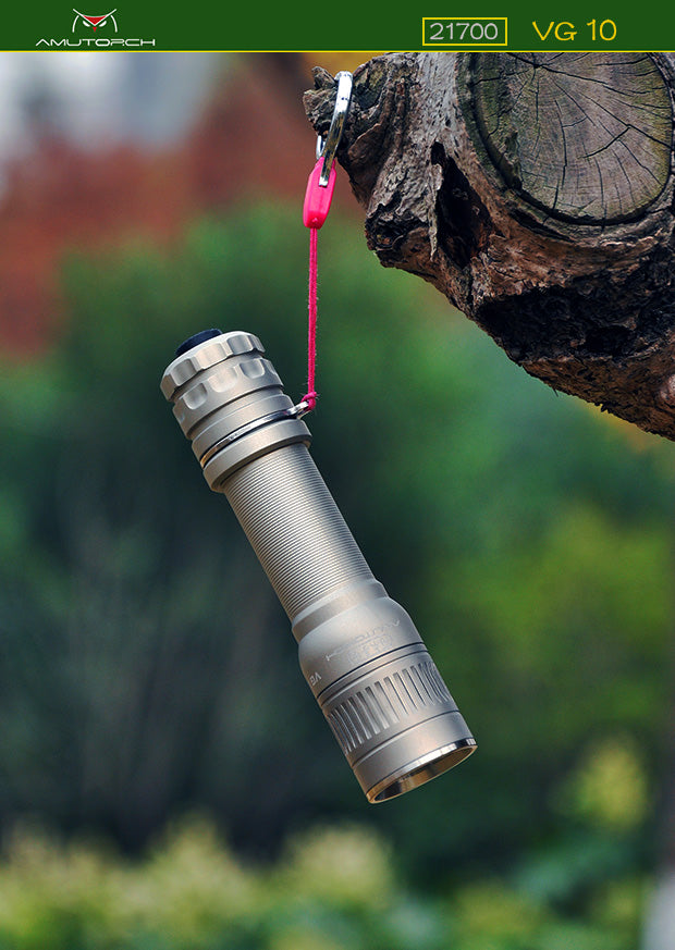 Amutorch New VG10 Cree XPL HD 1200lm 21700 Tactical Flashlight Secondary image