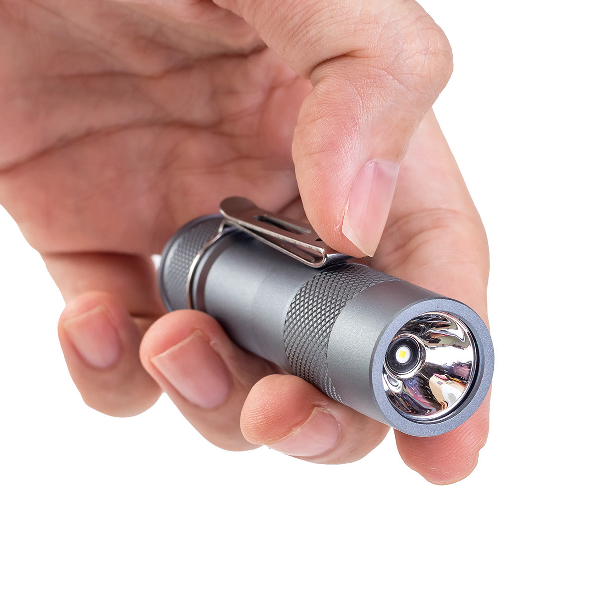 Lumintop FW1AA 700lm 330m 14500 EDC LED Flashlight with Battery Sapphire Lens Bundle