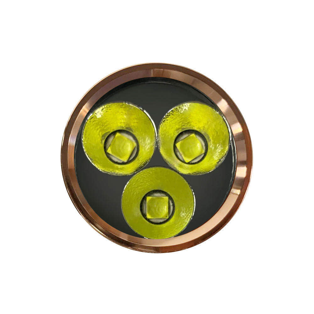 Lumintop FW21 Pro Copper 3x XHP50.2 3V LED 10000lm 21700 Flood EDC Flashlight