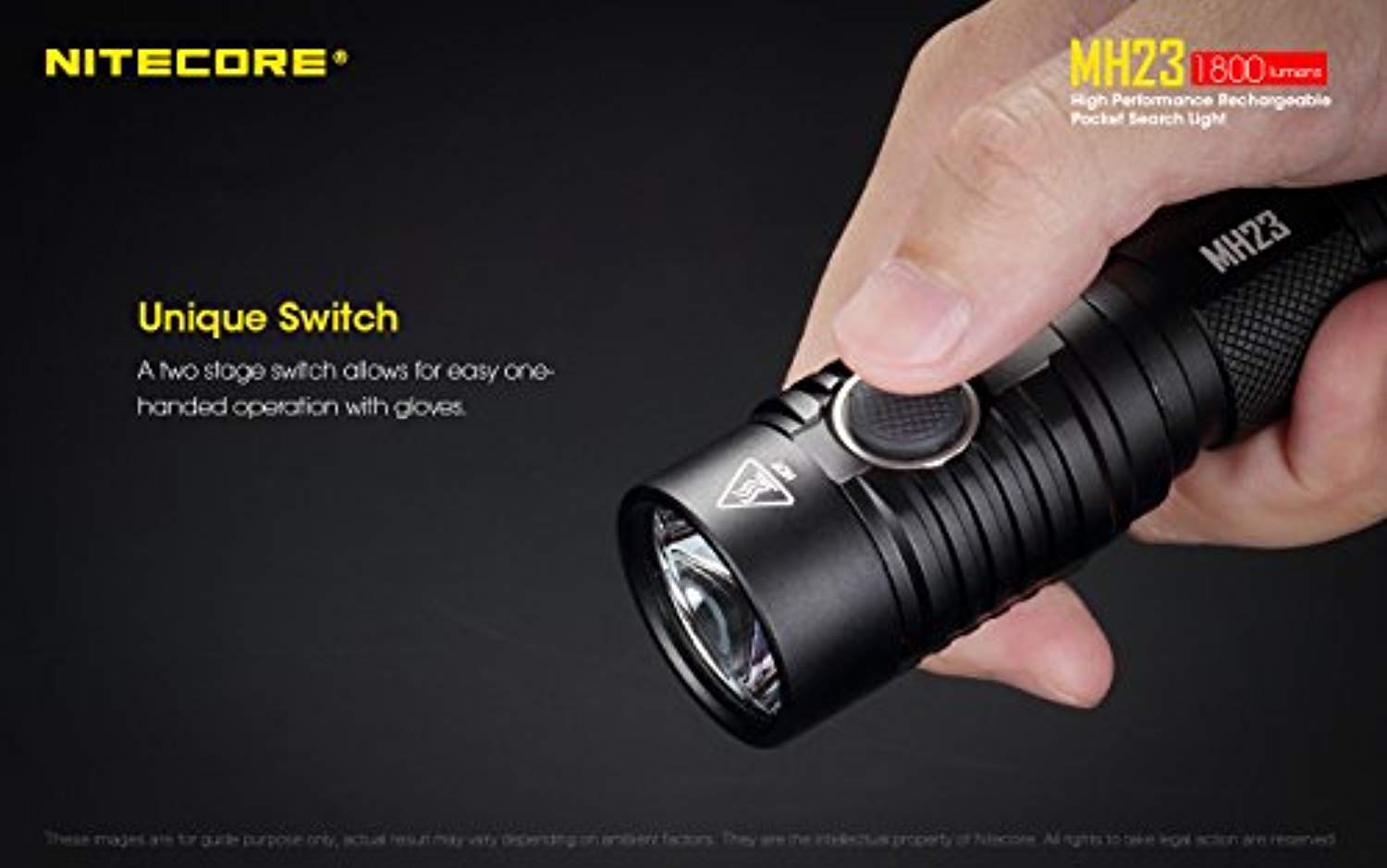 Nitecore MH23 CREE XHP35 HD 1800 Lumens Rechargeable LED Flashlight