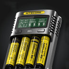 NITECORE UMS4  LCD Screen 4 slots USB Battery Charger 18650/21700