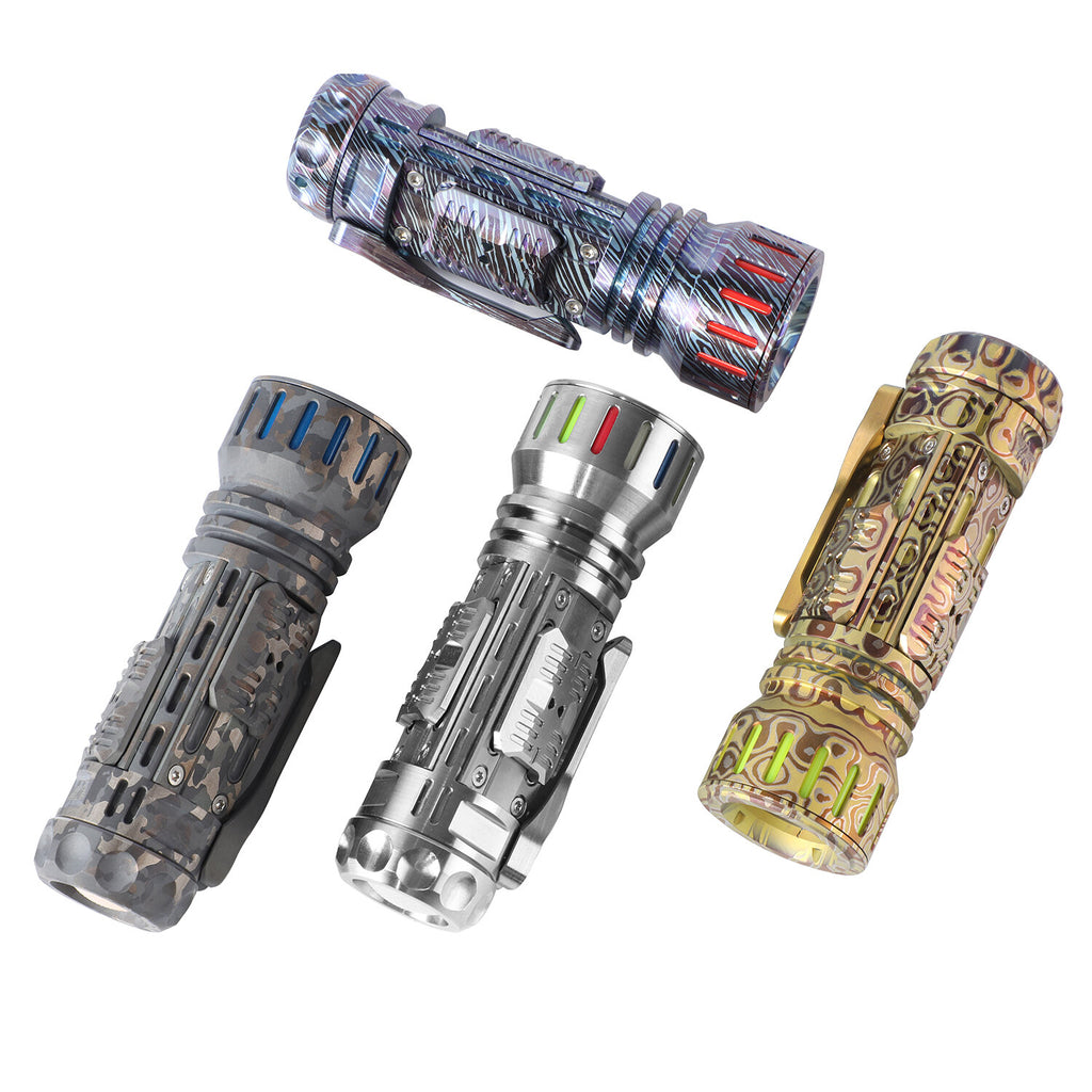 MEOTE FM2 SFS80 2360lm 225m Titanium Flashlight EDC Collections