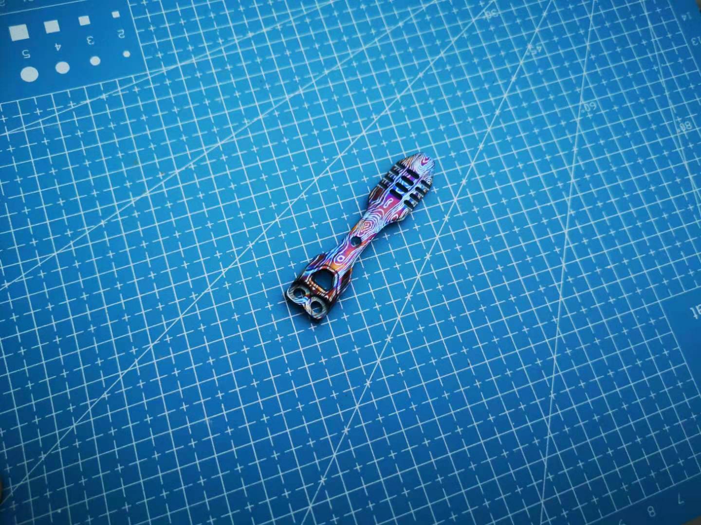 HTP WORKS Arrow-Mark Titanium Clips For Sinner Hanko Barrel OKLUMA CWF Boss Lumen Essential Reylight Flashlight Secondary image