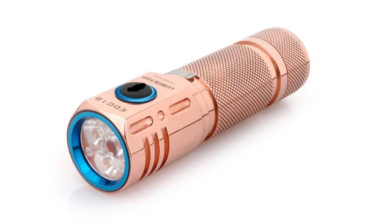 LUMINTOP EDC18 Copper CREE XPL HI 2800LM EDC LED FLASHLIGHT ANDÚRIL UI Main image