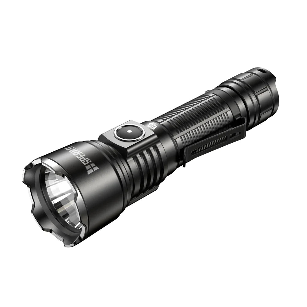 SPERAS E3 Osram P9 1300LM 350M 18650 Type C EDC LED Flashlight Main image