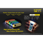 NITECORE TUBE V2.0 55 Lumen USB Rechargeable Keychain Flashlight