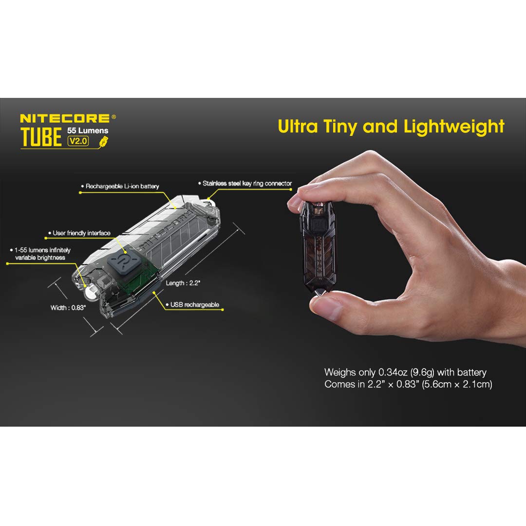 Rovyvon Aurora A1 Usb-c NITECORE TUBE 55 Lumen USB
