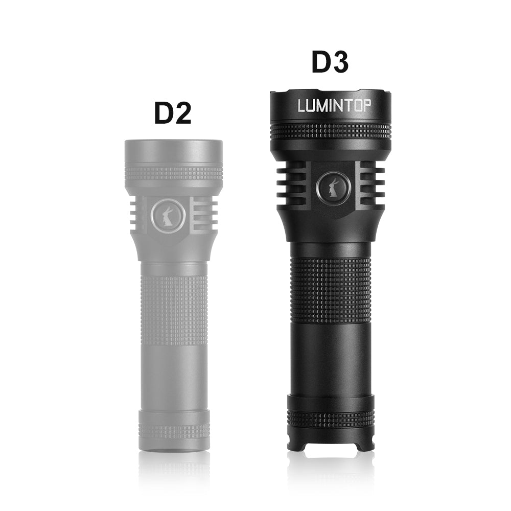 LUMINTOP D3 SFN55 6000lm 605m 26800 Rechargeable Flashlight