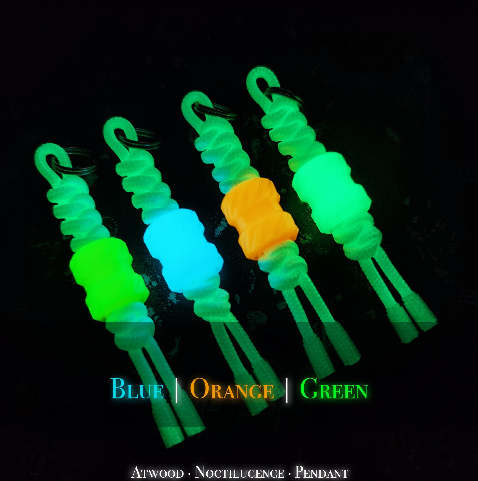 BIJITAC MU1 Glow ATWOOD Lanyard EDC Keychain Pendant Knife Beads Secondary image