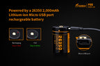 Fitorch P25 4x XPG3 LEDs 3000LM 26350 Battery LED Flashlight