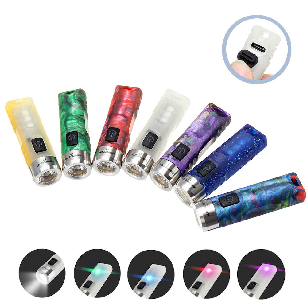 MATEMINCO CSF-04 300LM Glow TIR EDC Keychain Flashlight