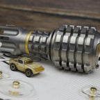 Peng Wang Custom Titanium He Dan Flashlight