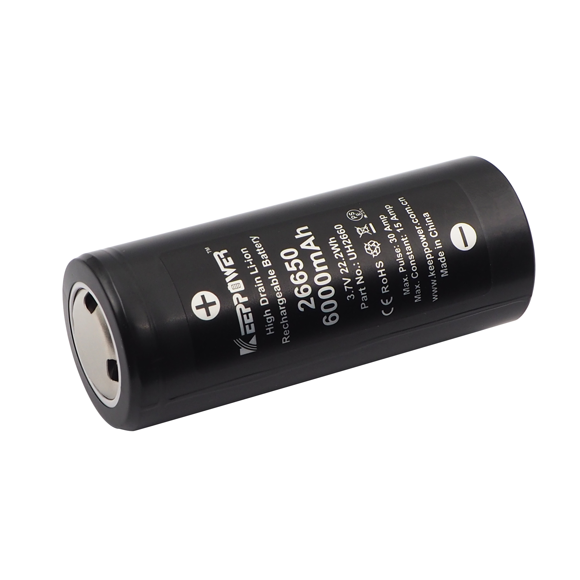 14500 3.7V 800mAh Rechargeable, Li-ion Battery, Button Top, UK Stock