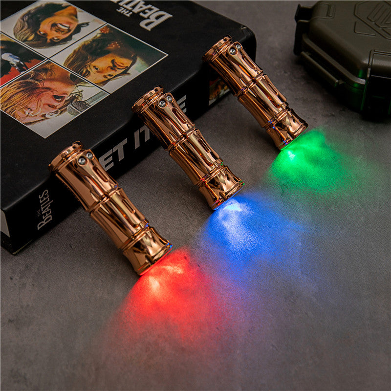 WWLZ Bamboo small Titanium Copper 2500lm 18350 LED Flashlight