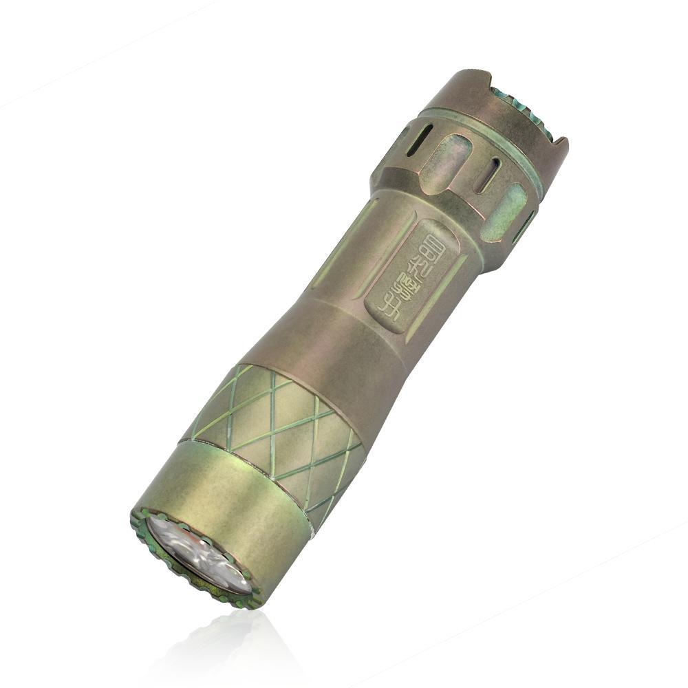 LUMINTOP LM10 10th Anniversary Titanium Flashlight