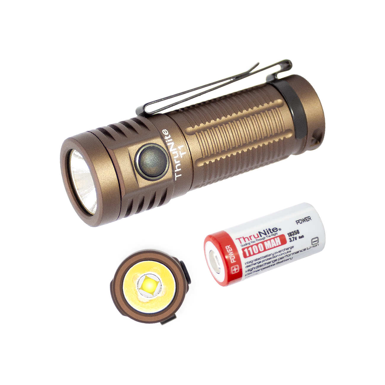 ThruNite T1 XHP50 1500 Lumen USB Rechargeable Magnetic Flashlight Main image