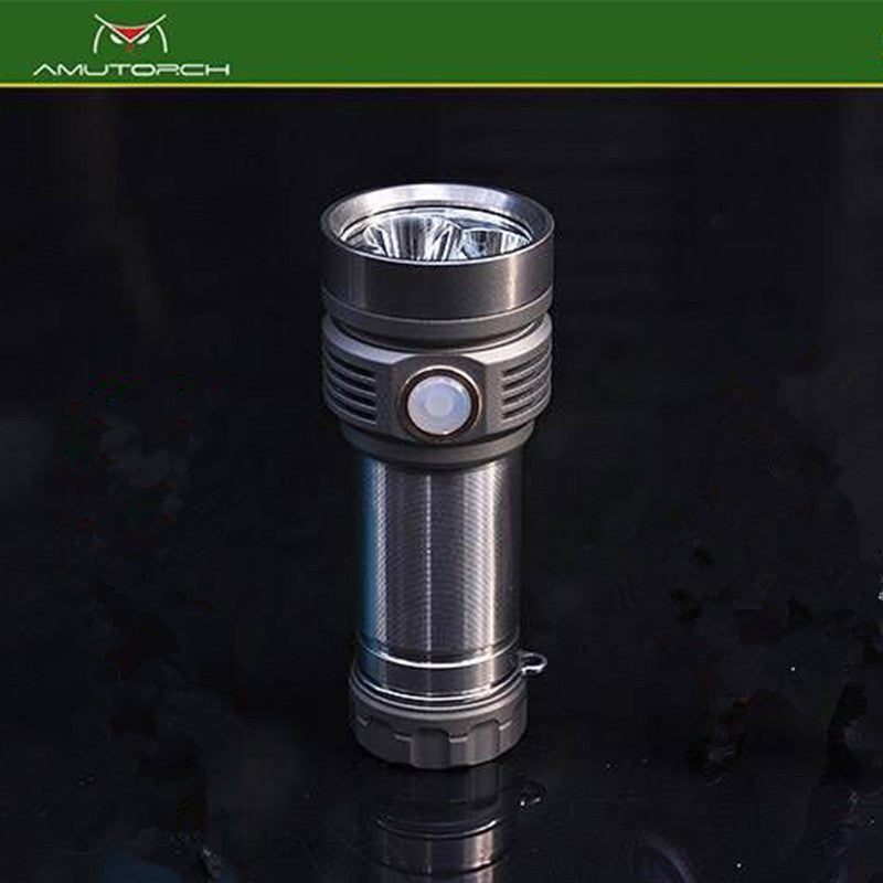 Amutorch X9 3*SST40 4500lm Titanium Magnetic Rechargeable LED Flashlight Main image