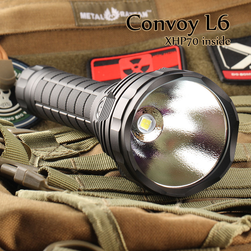 Convoy L6 XHP70.2 4300 Lumens LED Flashlight