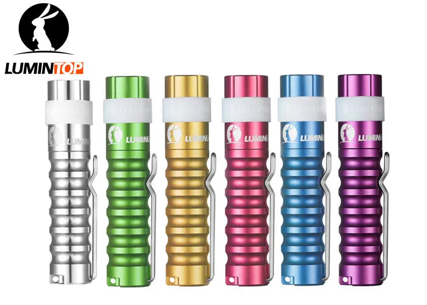 LUMINTOP Colored Worm 4.0 Mini Keychain EDC Flashlight Nealsgadgets
